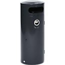 Recipiente do lixo KS 70, com cinzeiro integrado