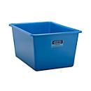 Recipiente rectangular estándar, PRFV, 1100 l, azul