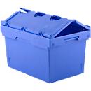Recipiente reutilizable KONISCHE KMB DH632, con tapa, 58 l