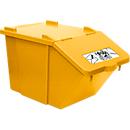 Recogedor de residuos reciclables Ökonom, apilable, 45 l, amarillo