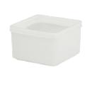 Rectangular multi-purpose can with lid, 500 ml, L 103 x W 103 x H 64 mm