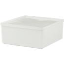 Rectangular multipurpose box with lid, 3.2 L, L 208 x W 208 x H 94 mm