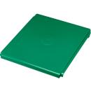 Recyclables collection system 2000, lid for 60 liters, green