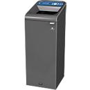 Recyclingstation Rubbermaid Configure, für Papier, 57 l, Magnetverbindung, B 495 x T 367 x H 975 mm, blau