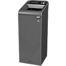 Recyclingstation Rubbermaid Configure, für Restmüll, 57 l, Magnetverbindung, B 495 x T 367 x H 975 mm, schwarz