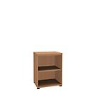 Regal, einteilig, B 600 mm, 2 OH, Buche-Dekor
