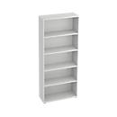 Regal für Anbauwand TARA, 5 Ordnerhöhen, stapelbar, B 800 x T 330 x H 1880 mm, lichtgrau