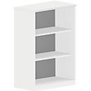 Regal NEVADA, B 800 x T 445 x H 1155 mm, weiss 