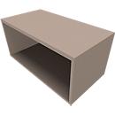 Regal SOLUS PLAY, 1 Ordnerhöhe, B 800 x T 420 x H 374 mm, Stone grey