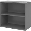 Regale Breno, 2 OH, 28 kg je Boden, B 800 x T 400 x H 748 mm, Spanplatte, graphit