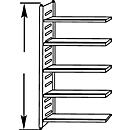 Regalfeld, 2200 x 750 x 600 mm