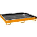 Regalwanne mit PE-Einsatz Regalwanne RW 1800 PE, lackiert, Gelborange