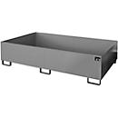 Regalwanne Typ RW/RW 2200-2, ohne Gitterrost, grau RAL7005