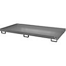 Regalwanne Typ RW/RW 2700-1, ohne Gitterrost, grau RAL7005