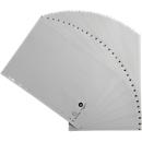 Register Exacompta 1931E, Format A4, Universallochung, Taben 1-31, B 225 x H 297 mm, Blauer Engel, Recycling-Kunststoff, grau