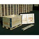 Rehausse pour palettes en bois, avec 4 charnières, pliable en diagonale, L 1200 x l. 800 x H 400 mm