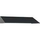 Rehausse pour toit incliné C+P, pour largeur de casier 1200 mm, gris noir