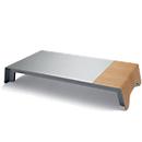 Rehaussement d'écran smartstyle sigel®, jusqu'à 5 kg, sans fonction chargeur Qi, plastique/acrylique, design bois et métal