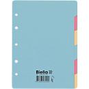 Répertoire Biella, pour DIN A5, 6 pièces, vierge, L 230 x l 175 x H 3 mm, carton, couleur