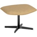 Repose-jambes Otuli de Nowy Styl, pour fauteuil pivotant Otuli, jusqu'à 110 kg, revêtement en polyester/aluminium, doré laiton/noir