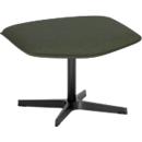 Repose-jambes Otuli de Nowy Styl, pour fauteuil pivotant Otuli, jusqu'à 110 kg, revêtement en polyester/aluminium, vert forêt foncé/noir