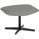 Repose-jambes Otuli de Nowy Styl, pour fauteuil pivotant Otuli, jusqu'à 110 kg, revêtement en polyester/aluminium, vert sauge/noir