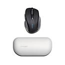 Repose-poignets ErgoSoft Kensington, pour souris standard, rembourré, similicuir, gris