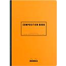 Rhodia Composition Book cahier de notes, 80 feuilles, DIN A5, 80g/m², relié par fil, quadrillé, orange
