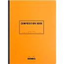 Rhodia Composition Book cahier de notes, 80 feuilles, DIN B5, 80g/m², relié, quadrillé, orange