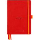 Rhodia Notizbuch Goalbook, 120 Blatt, DIN A5, 90 g/m², Hardcover, gepunktet, mohnrot