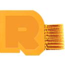 Rhodiarama Stifthalter, selbsthaftend, Gummischlaufe, 40 x 30 mm, orange