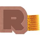 Rhodiarama Stifthalter, selbsthaftend, Gummischlaufe, 40 x 30 mm, rosenholz