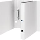 Ringhefter Biella Viria®, für DIN A4, bis 150 Blatt, 2 Ringe Ø 25 mm, mit Griffloch, L 255 x B 31 x H 320 mm, Pappe, weiss