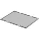 Ringoplast steundeksel voor Unista kunststof kratten, L 400 x B 300 mm, grijs