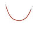 Robe for barrier post with H 850 mm, L 1.50 m, red 