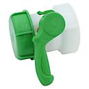 Robinet à papillon IBC, avec filetage grossier robuste, raccord de réservoir diamètre 90 - 100 mm