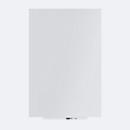 Rocada Whiteboard SKIN COLOUR, rahmenlos, modular, Hoch-/Querformat, magnethaftend, Ablageschale, B 1000 x H 1500 mm, lackierter Stahl, signalweiß RAL 9003