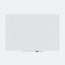 Rocada Whiteboard SKIN PRO, rahmenlos, modular, Hoch-/Querformat, magnethaftend, Ablageschale, B 1000 x H 1500 mm, beschichteter Stahl, signalweiß RAL 9003