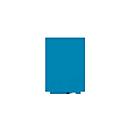 Rocada whiteboard Skincolor, gelakt, B 550 x H 750 mm, magnetisch, droog wisbaar, wandbevestiging, blauw