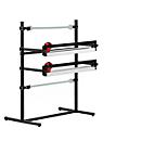 Rocholz Système de support de coupe double, fixe, horizontal, largeur de coupe 1000 mm, L 1370 x P 850 x H 1665 mm