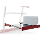 Rocholz Tablette coulissante Système Flex, surface utile 920 x 500 mm, réglable en hauteur