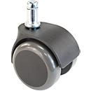 Rodízios de segurança para cadeiras, segundo DIN EN ISO, pino de encaixe M11 x 22 mm, 5 unidades