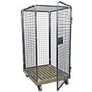 Rolcontainer maat 5, zonder legborden, 1600 mm hoog, grijs