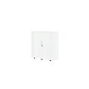 Roldeurkast, 3 ordnerhoogten, 1-delig, zonder middenwand, B 1000 mm, wit