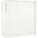 Roldeurkast ASISTO C 3000, 3 ordnerhoogten, B 1200 mm, wit/wit