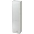 Roldeurkast TARVIS, 5 ordnerhoogten, afsluitbaar, B 500 x D 400 x H 2004 mm, lichtgrijs/lichtgrijs