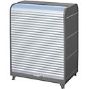 Rolkast voor gevaarlijke stoffen, Type RSG-1, grijs RAL7005