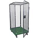 Roll container size 5, without floor, 1800 mm high, green