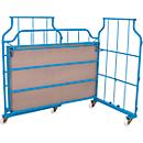 Roll conteneur polyvalent 2000 - large maillage - l. 2000 x P 1150 x H 1850 mm