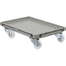 Roll-Fix, Kunststoff-Rollen, grau, 600 x 400 x 150 mm